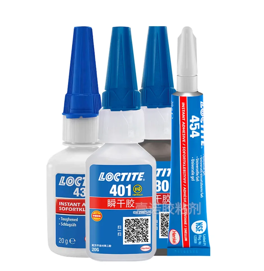 FOR LOCTITE 401 406 454 Instant Bonding Compound for Metal Plastic Rubber Hard Materials Fast Cure Strong Hold Precision