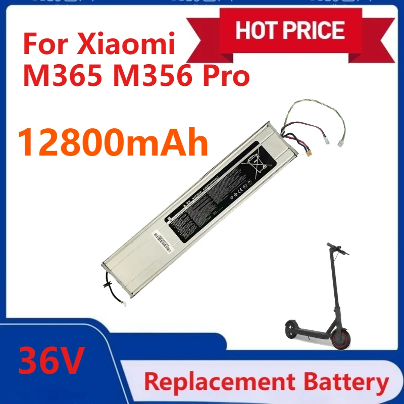 

36V 12800mAh Battery for Xiaomi M365 M356 Pro Special Pack 36V Li-ion Battery 12800mAh High Quality Rechargeable Battery