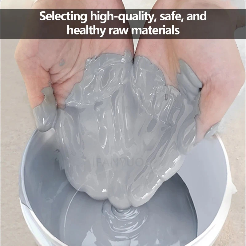 New Waterproof Spray Floor Coating Agent Urethane Anti-leakage Paint Waterproof Sealing Liquid Asphalt Roof Repair Material 500g