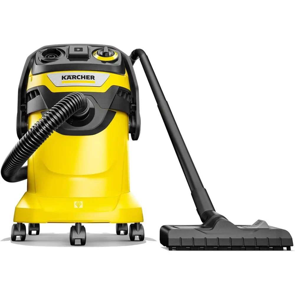

Vacuum WD 5 P, 6.6 Gal, 6.0 Peak HP, 33 ft Reach, Wet Dry Vacuum Cleaner, Heavy Duty, Blower Function, Crevice Tool, Floor