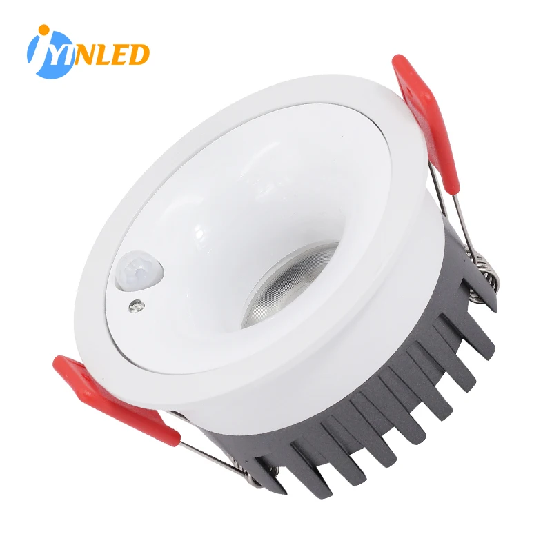 Ceiling Light For Toilet Porch Light Narrow Frame Recessed Anti Glare Spotlight Motion Sensor Embedded Induction