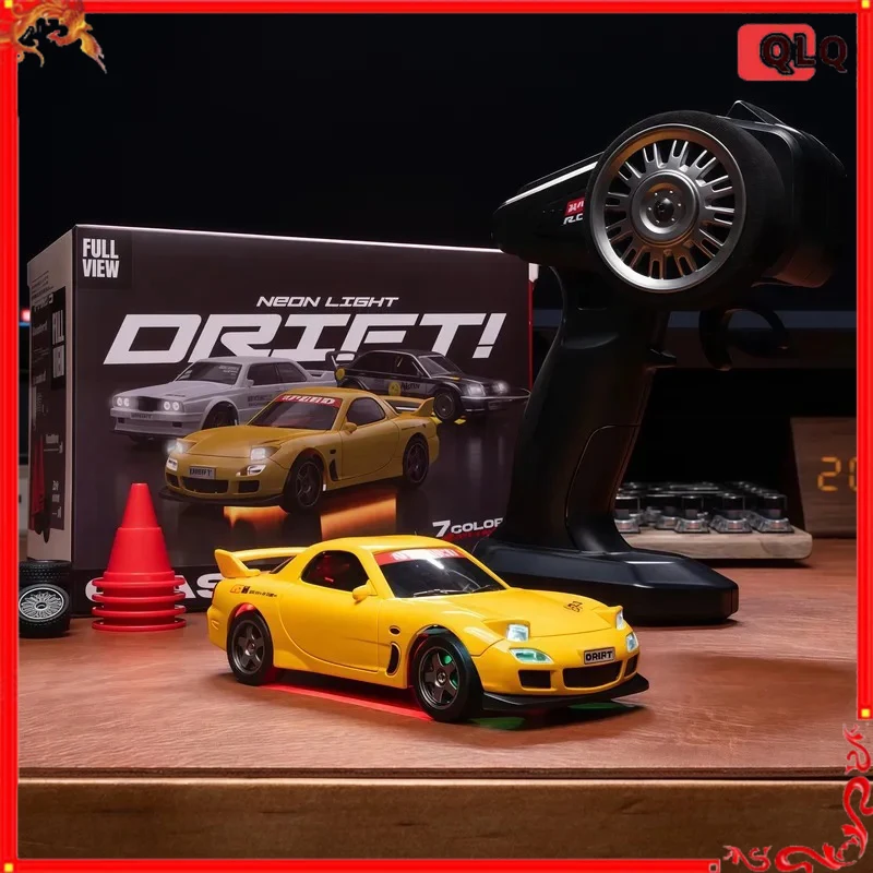 1/43 مقياس التحكم عن بعد الانجراف سيارة 4WD نموذج سطح المكتب مرنة التوجيه RC سيارة لعبة للبنين هدية الكريسماس المثالية #6