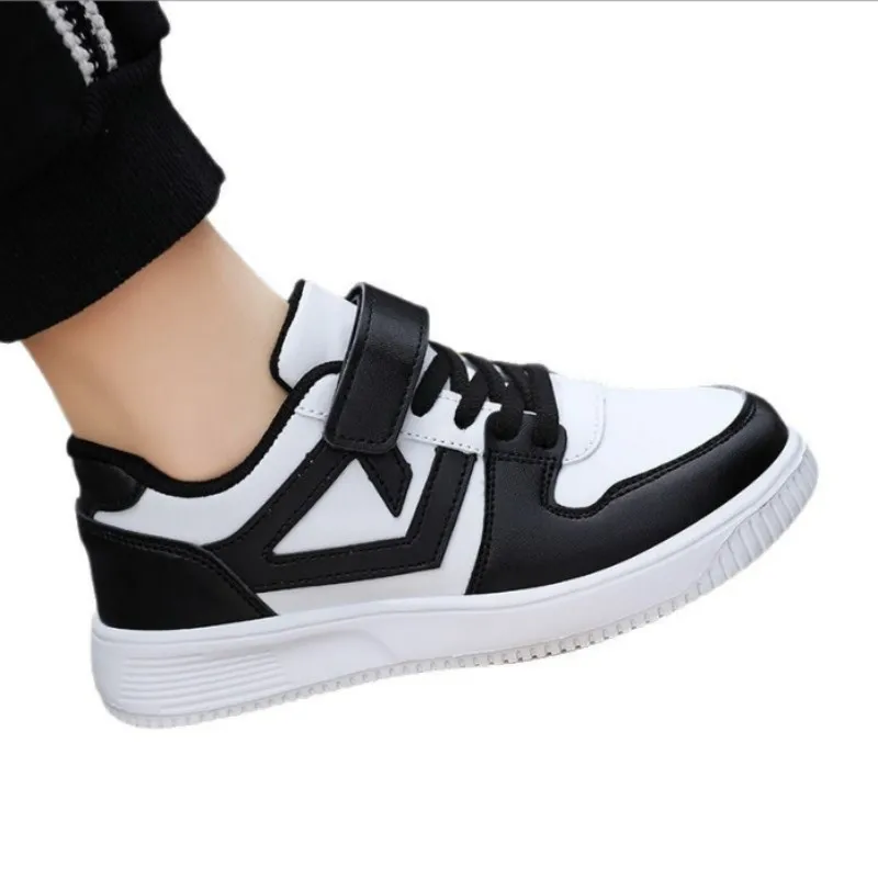 Black Kids Casual Sneakers 2026 New Comfortable Single Shoes Baby Boys Girls Toddler Small White Shoes Tenis Sports Board Shoes