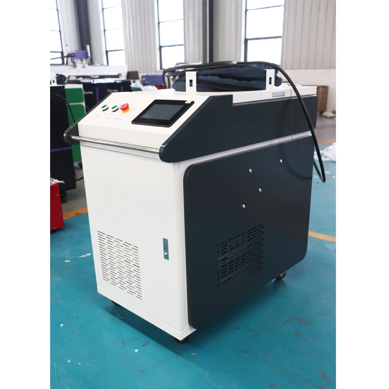 

1000W 1500W Small Head Paint Rust Removal Laser Cleaning Machine For Metal Oil Steel Painting Car Parts Clean Wash Washing