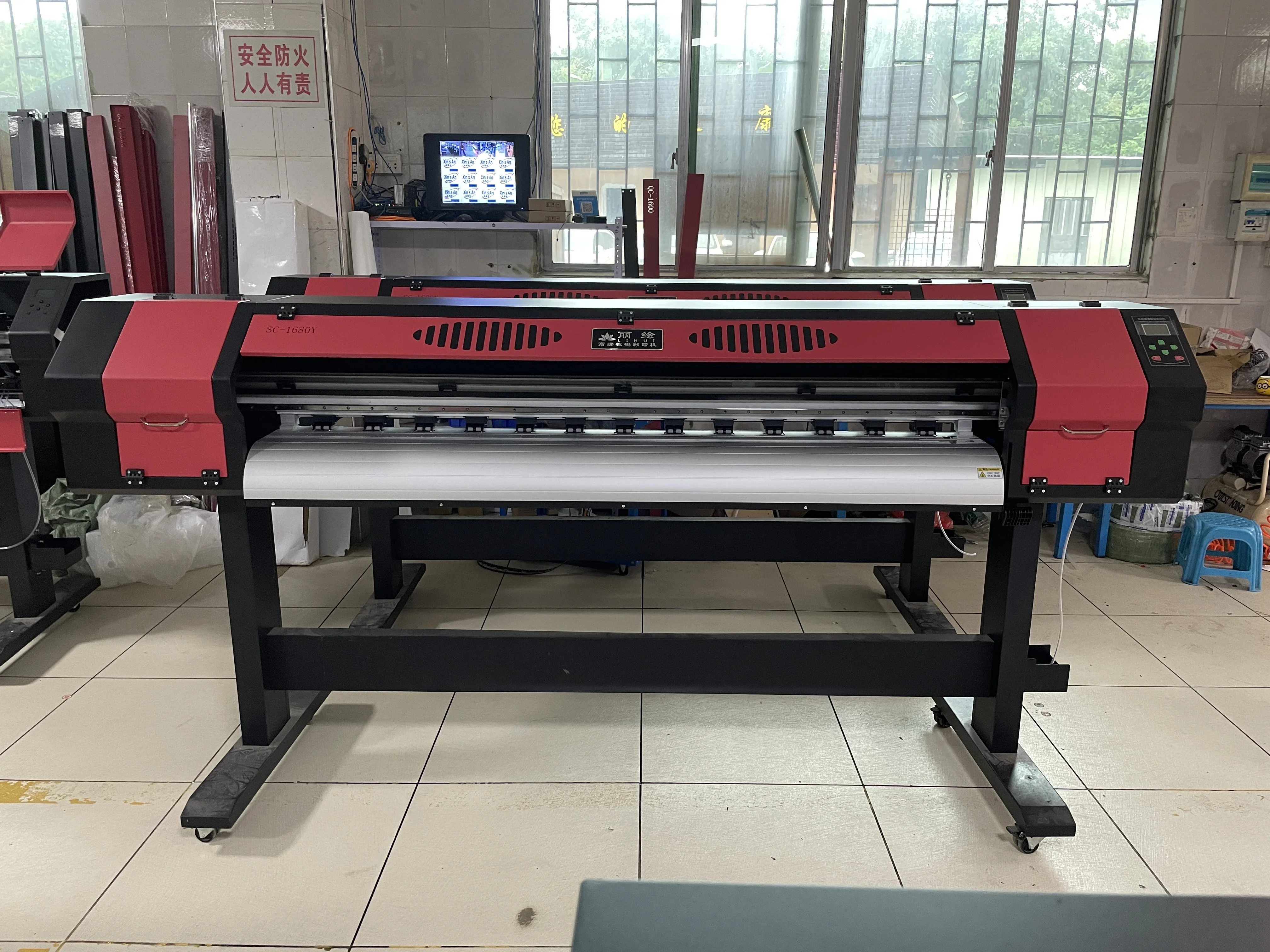 2.0M SC2080Y single head digital printer xp600 Printhead roll to roll printing machine large format advertisement printing