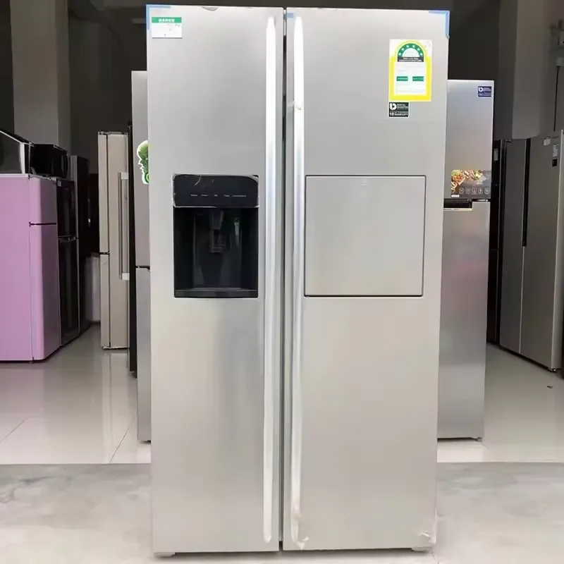 For Y 550L Ice Machine for Home French Door Smart Refrigerator Freezer Side by Side Refrigerator Freezer Modern Home