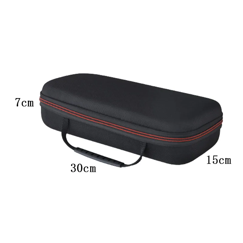 Double Microphones Storage Bag Shockproof Large-capacity Carrying Case Bag +Foam Mini Mic Hood for Travel Camping Business Trip