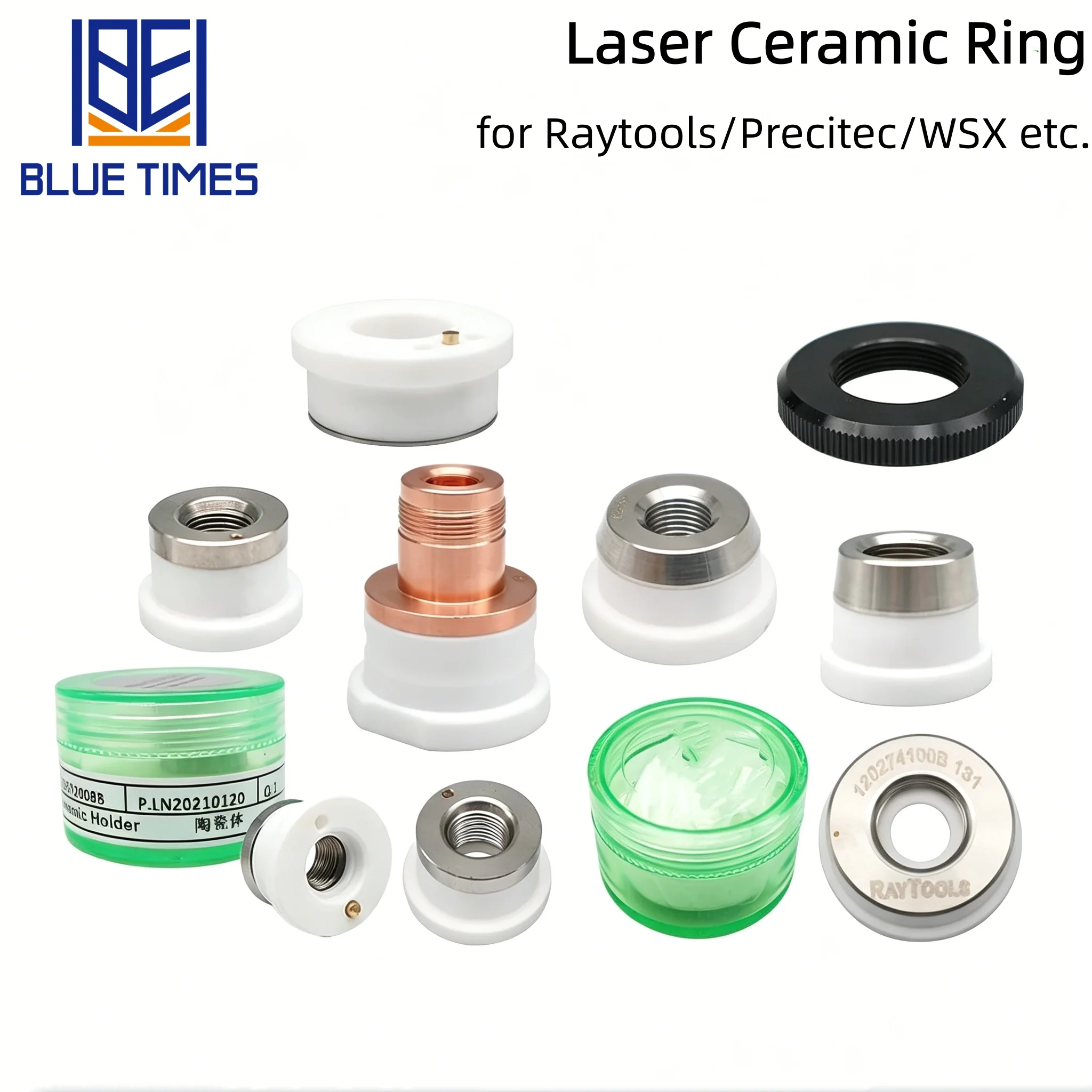Bluetimes Fiber Laser Ceramic Ring D32 & D28 For Bodor/Han's/HSG Brand Fiber Laser Cutting Machine Parts WSX/Precitec/BOCI