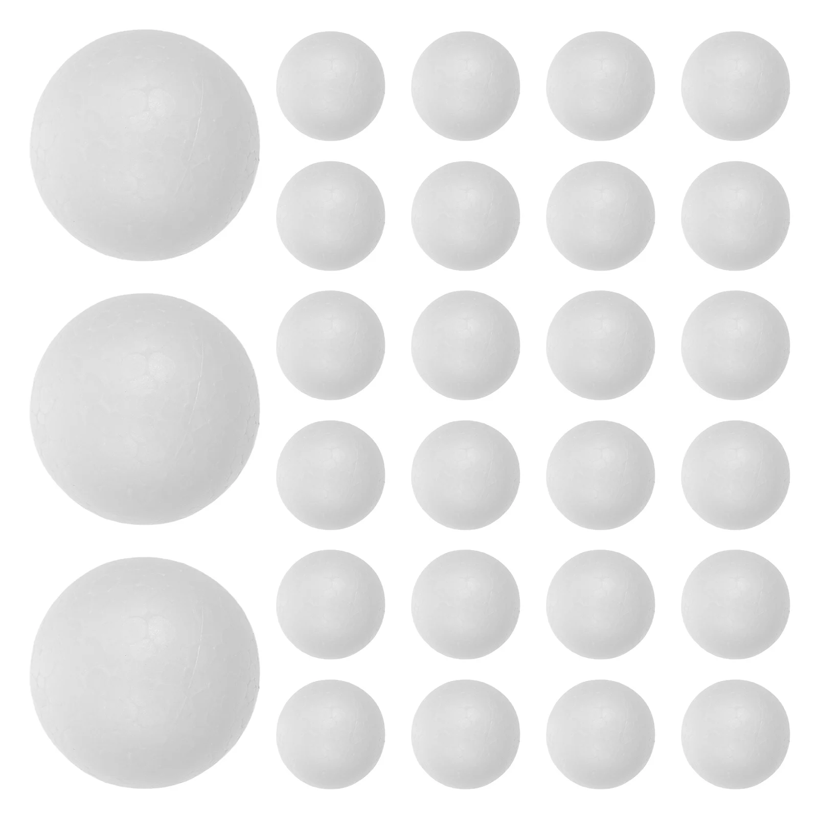 

120pcs 4Cm Christmas Foam Ball Craft Ornament For Diy Art Project Educational Holiday Party Decorative Props