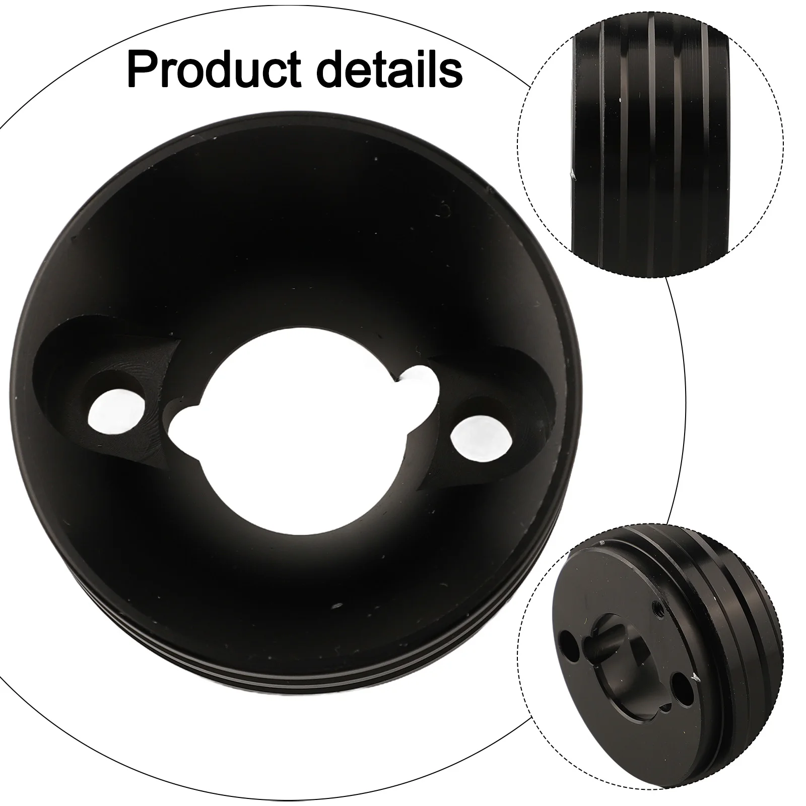 

Black Air Filter Adapter 6.5HP Filter Air Filtration Improvement Easy Installation Upgrade Enhanced Engine Performance