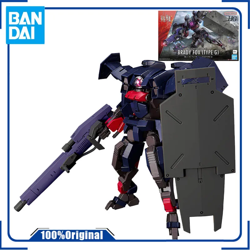 

Bandai AMAIM WARRIOR AT THE BORDERLINE BRADY FOX(TYPE G) HG Assembly Plastic Anime Model Kit Movable Figure Gift For Children