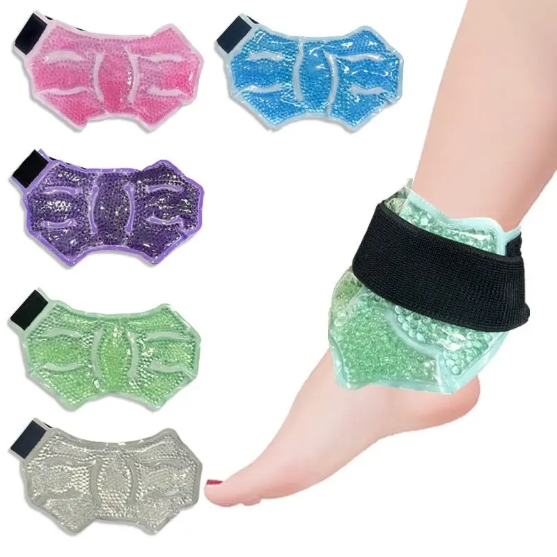 Reusable Wrist Ankle Ice Therapy Wrap Ice Pack Hot Cold Therapy Gel Pack for Pain Relief,Swelling