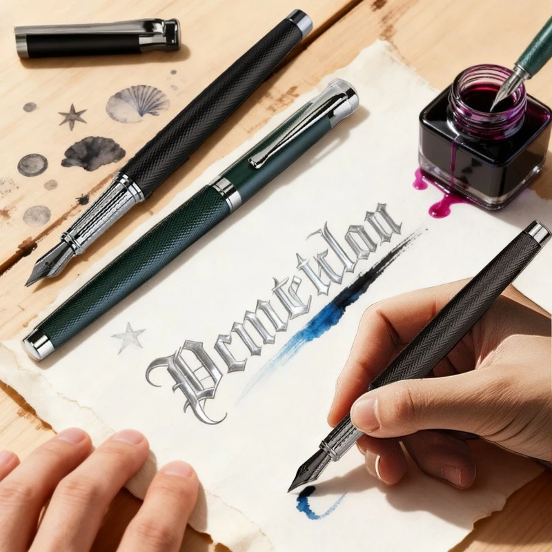 

Fountain Pen F Pen Tip Convenient Ink Regeneration Smooth Writing Student Notes Business Office Calligraphy Art Creation