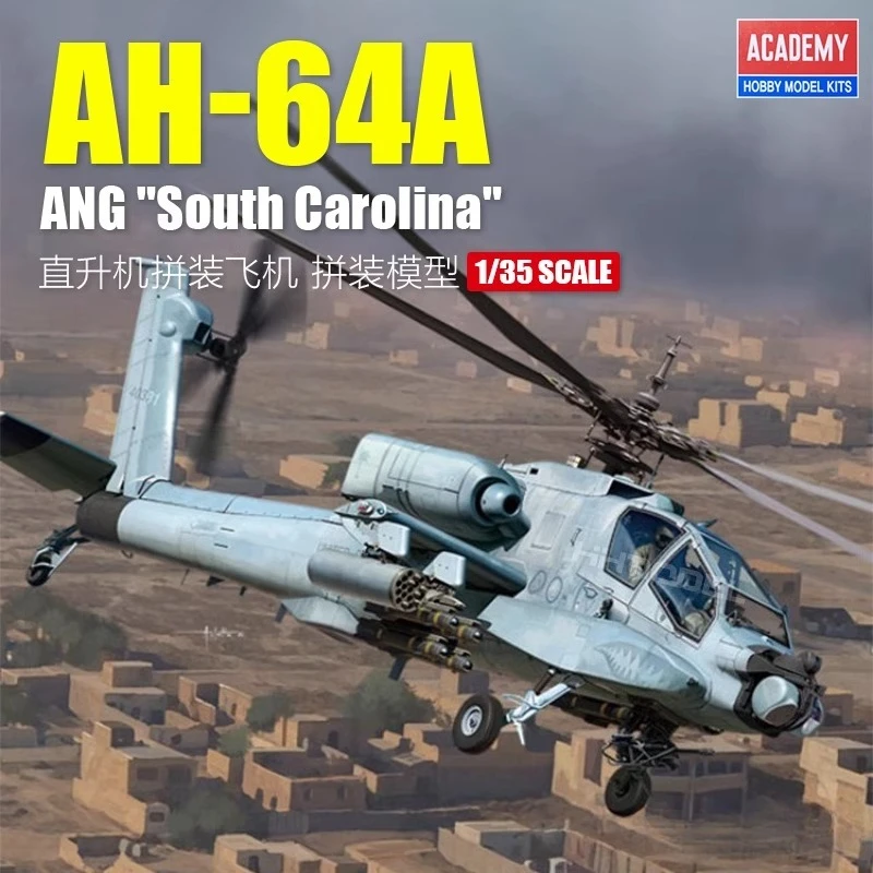 

Комплект модели масштаба Академии 12129 AH-64A вертолет Южная Каролина 1/35