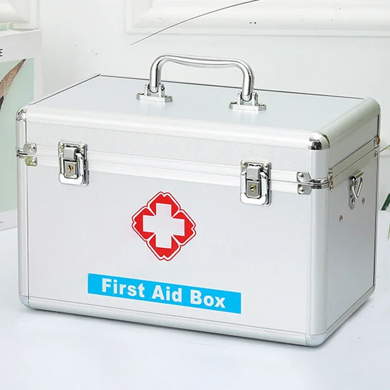 

Large Capacity Family Medicine Organizer Box Portable First Aid Kit Medicine Storage Boxes Organizers Plastic Organizing Home