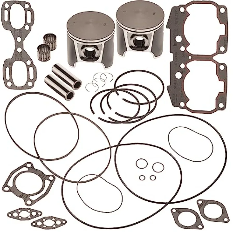 مجموعة حشية المكبس لإعادة بناء الطرف العلوي لنماذج SeaDoo 787 800 XP SPX GSX GTX GTI مع ختم عالي الأداء بسمك 1.00 مم لذا #1