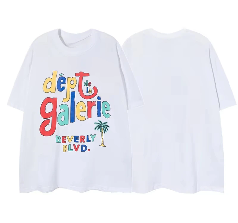 Y2k 2026 Sommer Amerikanischer Retro Minimalistischer Buchstaben-Logo Lustiger Baumwolldruck Neue Lockere Personalisierte Kleidung für Männer und Frauen – Detail 3