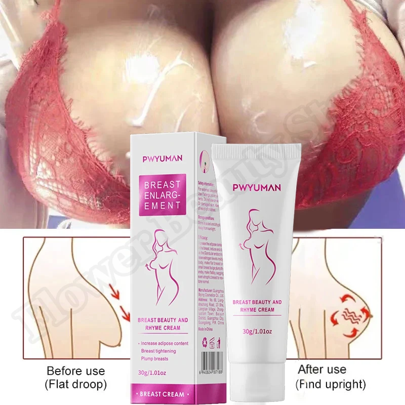 

Breast Enlargement Cream Chest Enhancement Rapid Growth Bigger Busty Boobs Augmentation Massage Sexy Body Bust Care for Women