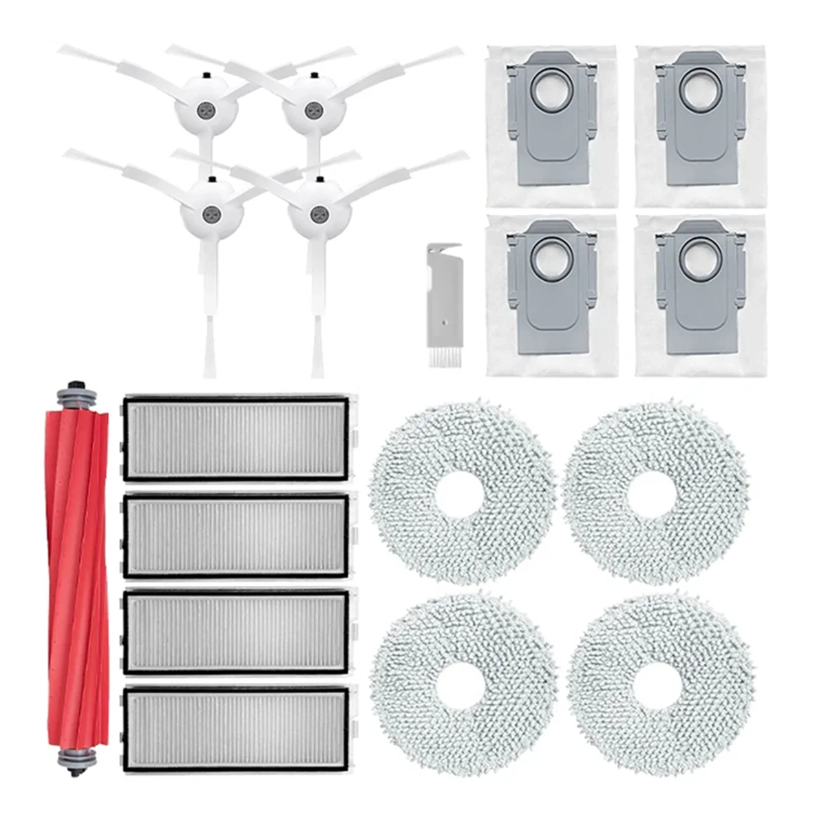 สําหรับ Qrevo Pro / Qrevo MaxV / Qrevo S P10 Pro หุ่นยนต์เครื่องดูดฝุ่นแปรงกรอง Mops ถุงเก็บฝุ่นเปลี่ยนชิ้นส่วน