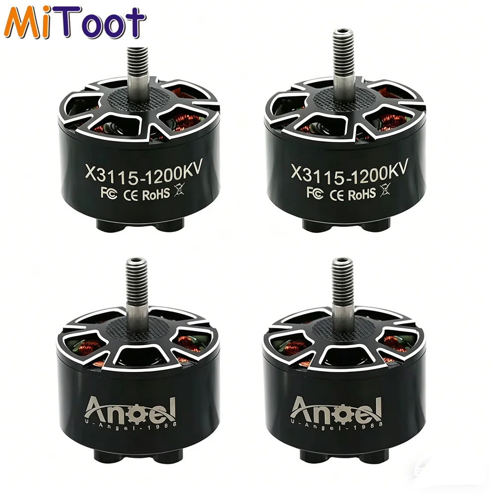 UAngel X3115 4pcs/lot 900KV 1050KV 1200KV 6S Brushless Motor for FPV Freestyle 9inch 10inch Long Range Cinelifter RC Drones