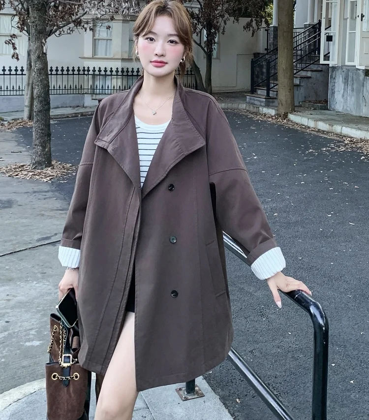 

Женский топ SuperAen, корейский весенне-осенний пиджак, черная куртка OL, пальто