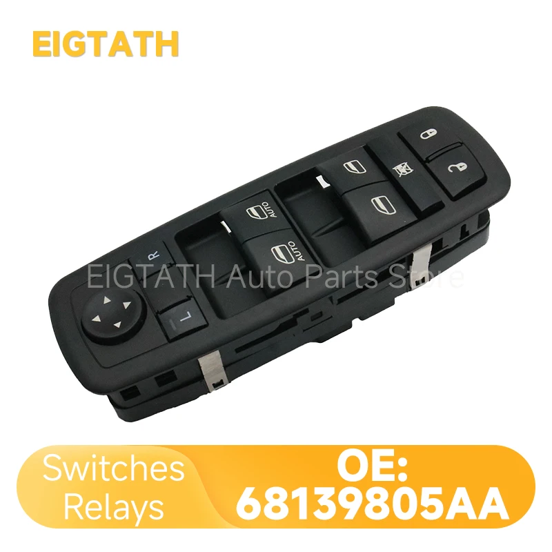 

68139805AA Переключатель подъема окна для Chrysler 200 300 Dodge Charger Ram pickup 1500-5500 Автозапчасти 56046823AC 68271206AA 68231805AD
