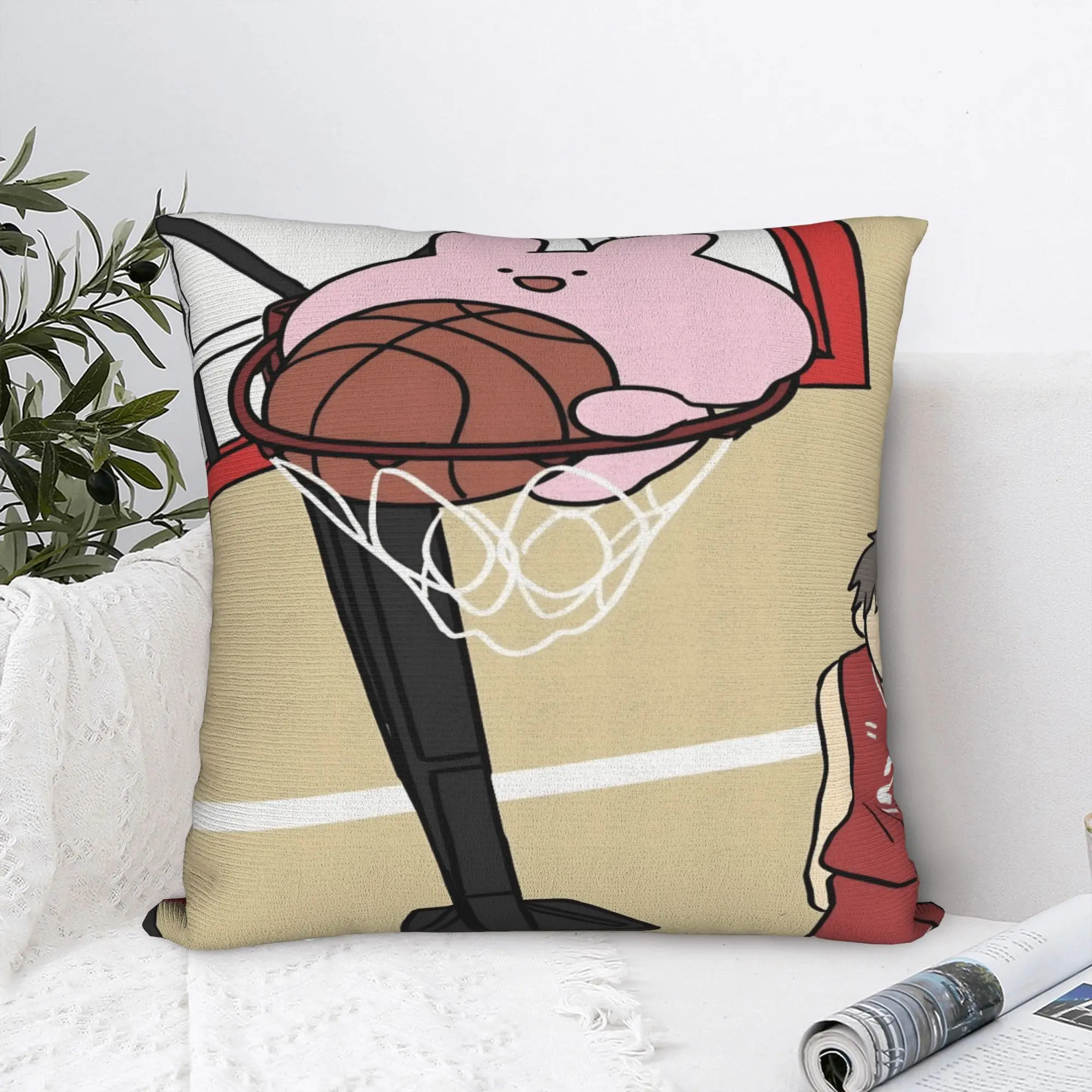 A-Asamimichaan Pillow Case  Kawaii Pillow Cover Soft Pillowcases For Office Car Home Decor