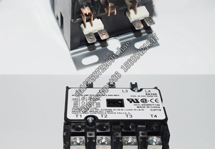 9X160 HCC-4XQ04YT129 American Four Pole AC Contactor for Flymat Cutting Machine 60A 80A