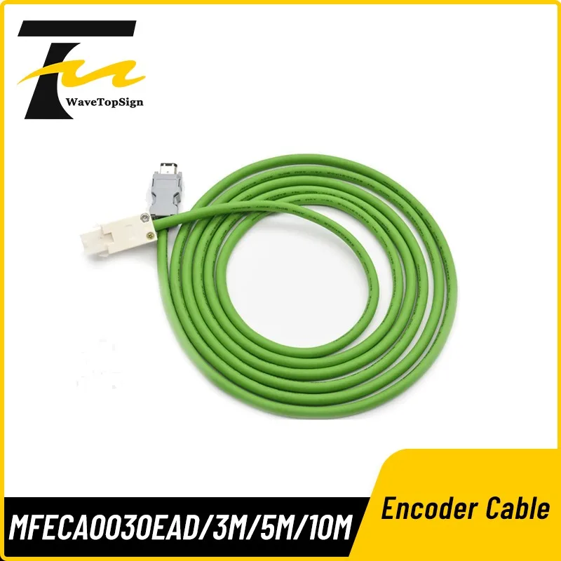 

wavetopsign A6 Servo Motor Encoder Cable High Flexible MFECA0050EAD MFECA0100EAD Encoder Cable for Panasonic Servo