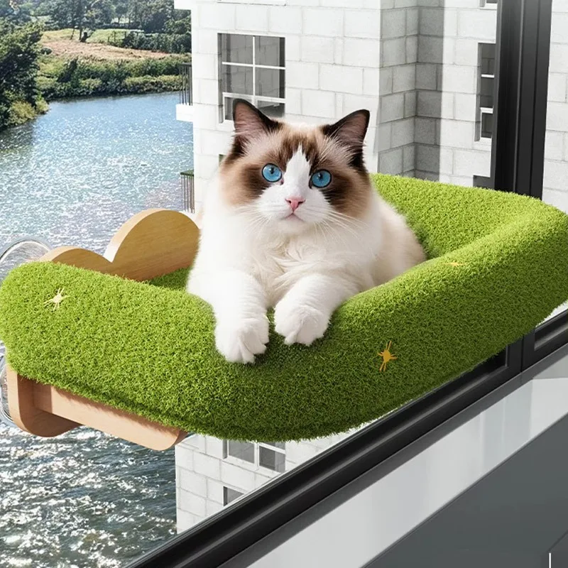 Soft Cover Cozy Calming Washable Pet Window Seat Perch Cat Hammock