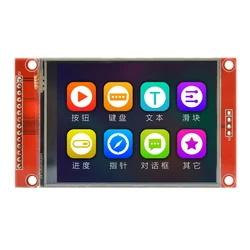 SPI TFT LCD 디스플레이 모듈, SPI 직렬 포트 51 드라이브, ILI9341V LCD 직렬 포트 모듈, STM32 드라이브 디스플레이, 2.8 인치, 240X320