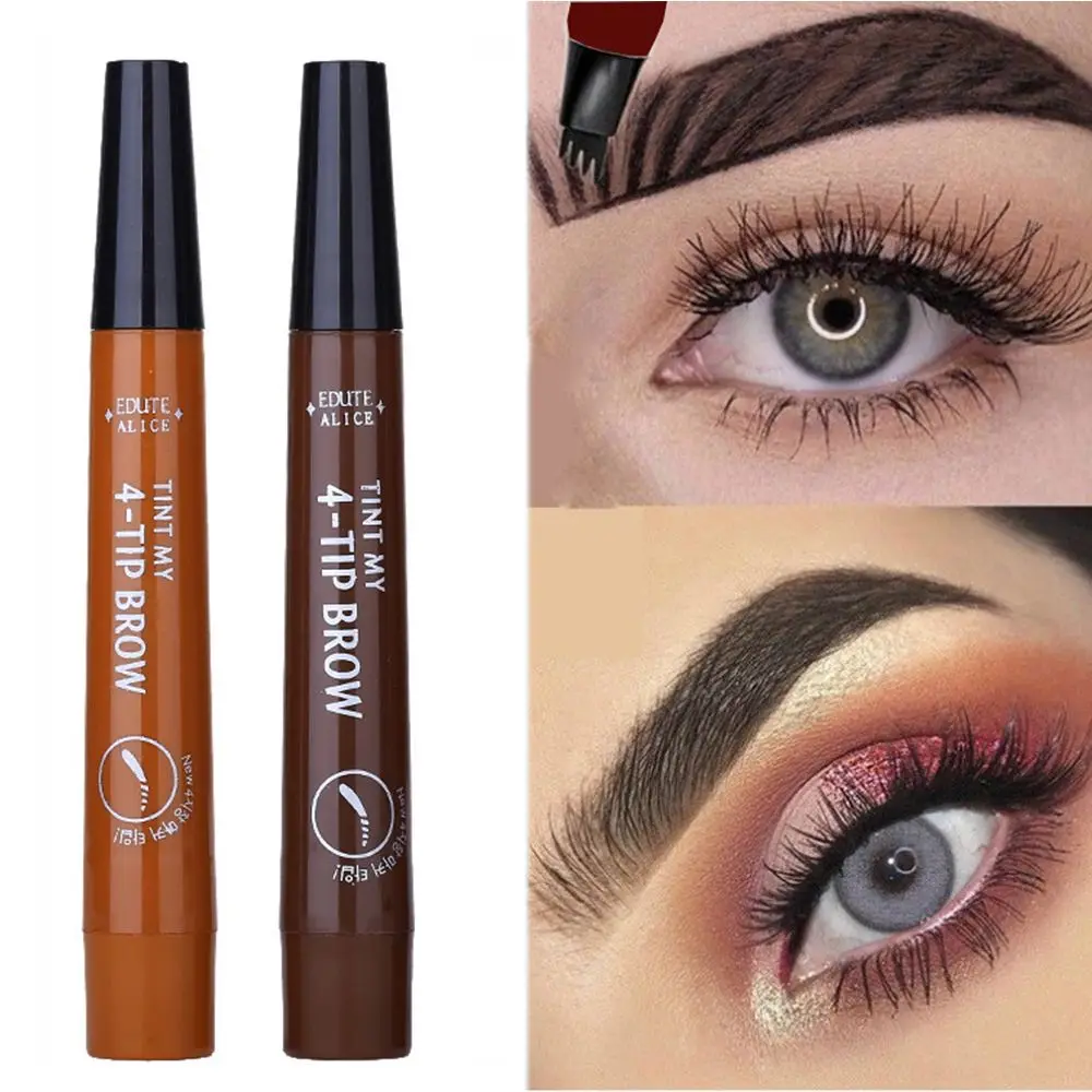 Waterproof Beauty Natural 4 Points Long-lasting Eyebrow Enhancers Makeup Tools Eye Brow Pen Eyebrow Pencil