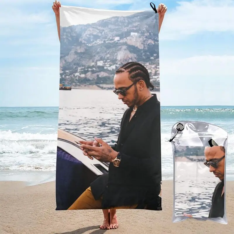 Lewis Hamilton Quick Dry Towel New Wrapped Lightweight Personalized