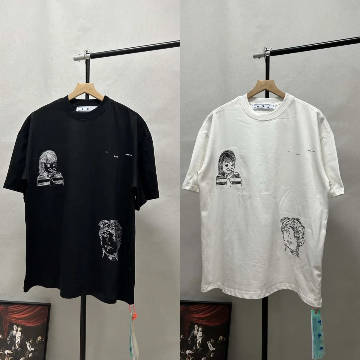 

Модная роскошная брендовая мужская футболка с вышивкой на спине, хлопковые футболки с принтом, футболки большого размера, мужская хлопковая футболка в стиле хип-хоп