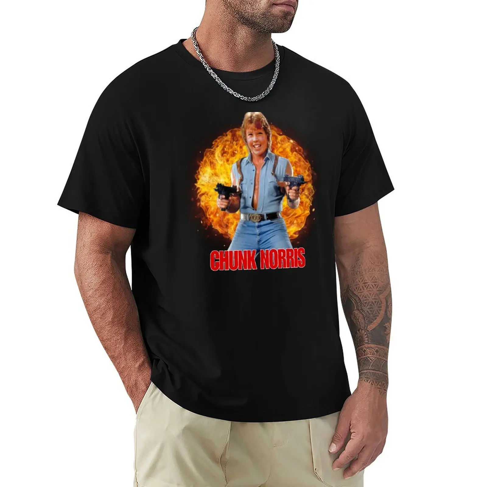 

CHUNK NORRIS T-Shirt anime figures new gifts and t-shirts clothing for men