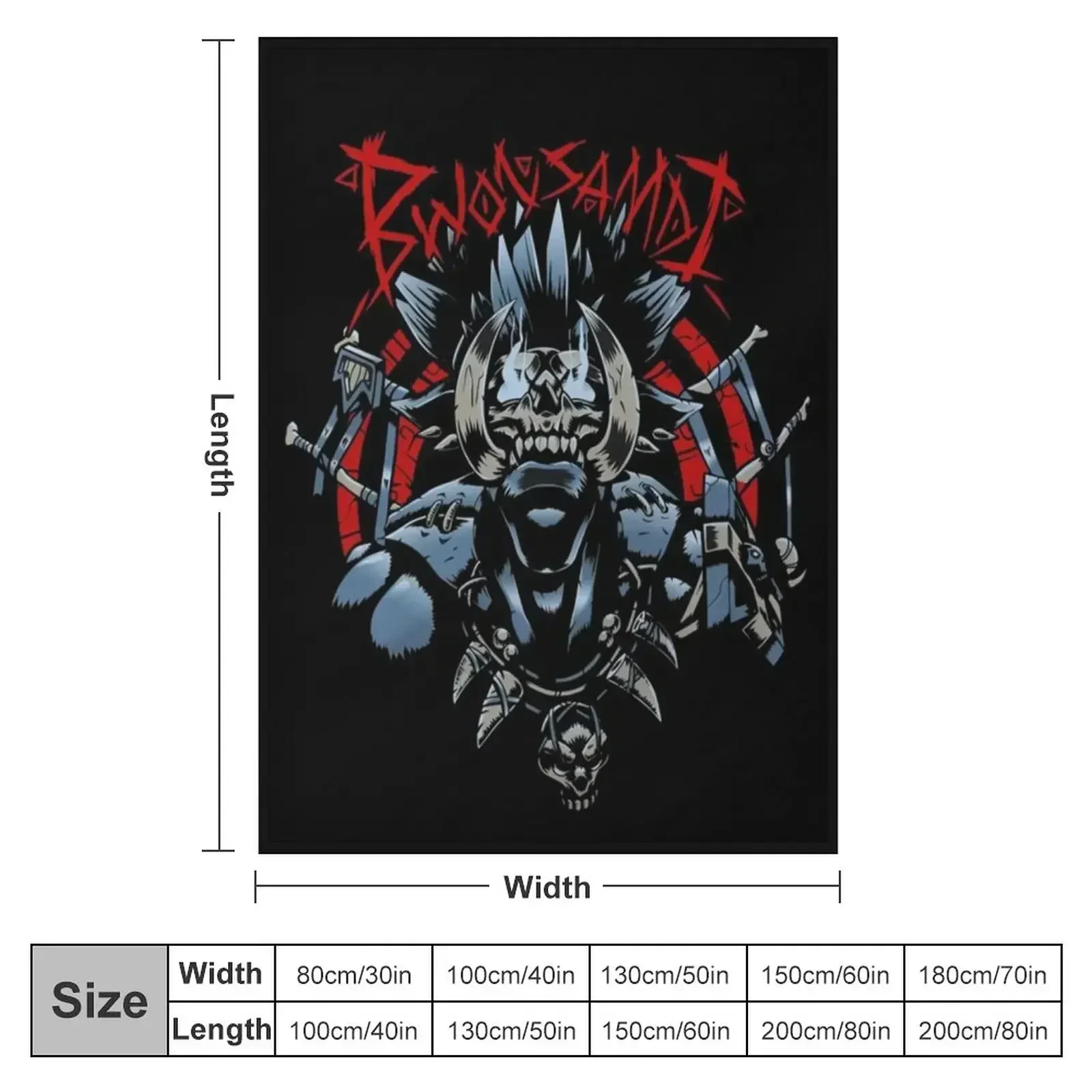 Bwonsamdi Classic T-Shirt Throw Blanket for sofa Retros Blankets