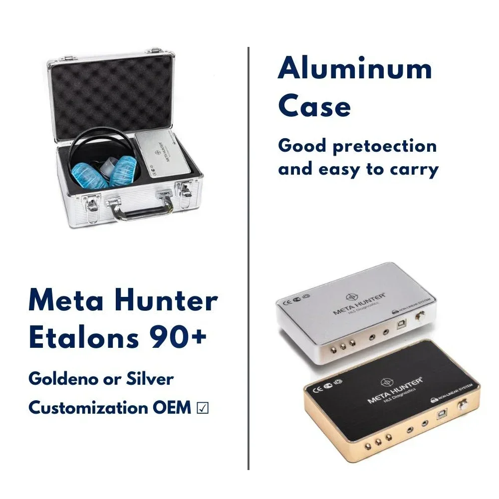 Heißer Verkauf 2023 Neues Silberpanel Meta Hunter Arctic Metatron Hunter 4025 NLS mit Chakra-Scan und Heilung