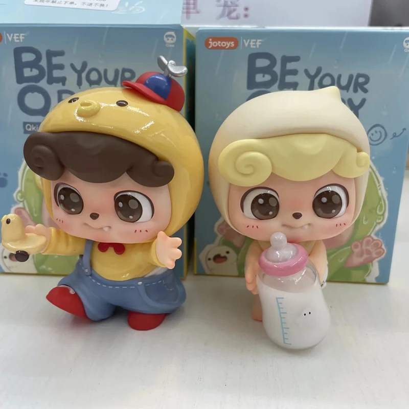 Q.Kid Be Your Q Baby Series Anime Action Figure Kawaii Cartoon Figure Collection Model Dolls Desktop Decor Toy Kid Surprise Gift