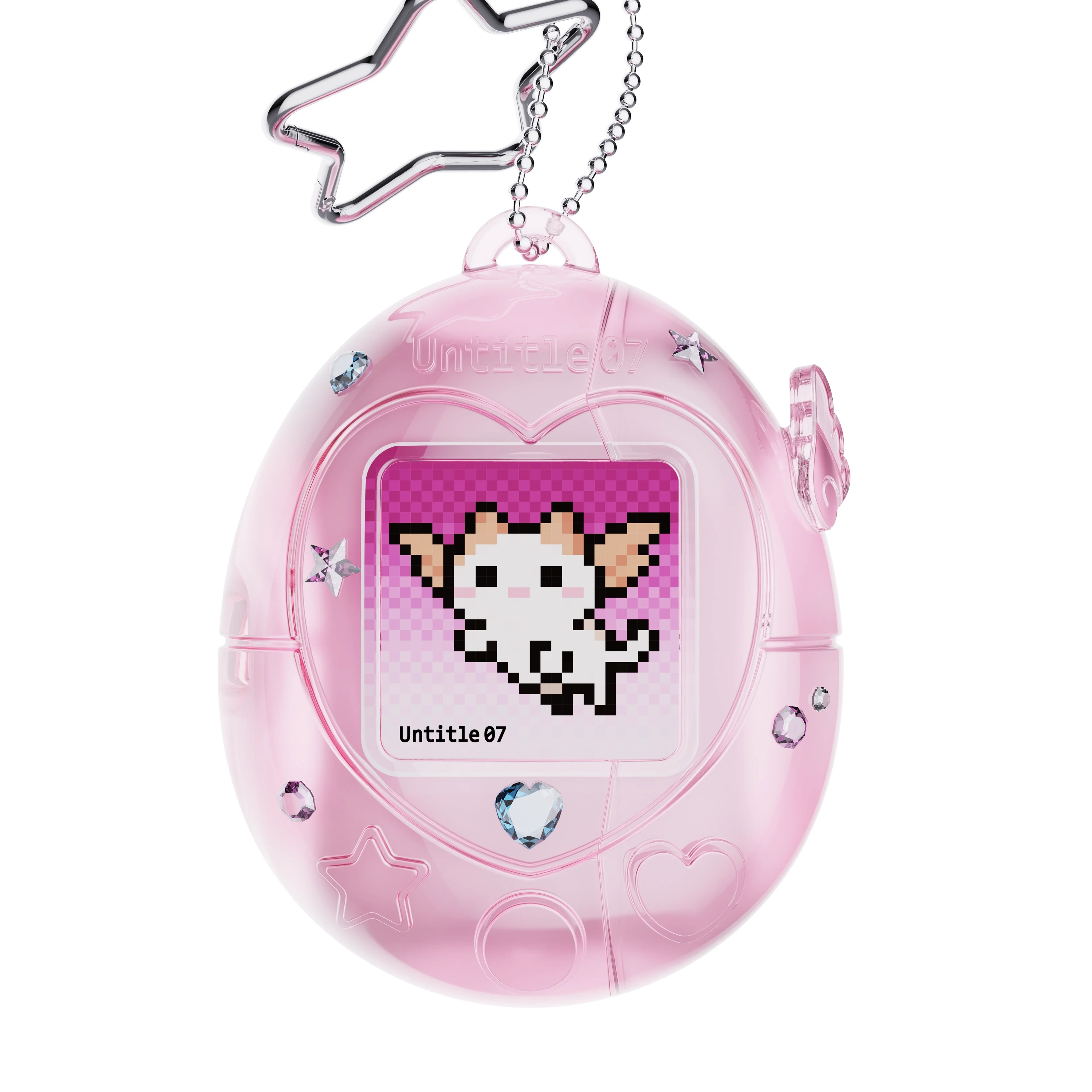 かわいいたまごっちスタイルの Airpods 4/Pro 2/1 イヤホンケース透明