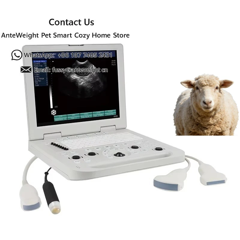 

N20 Animals Ultrasonic Diagnostic Imaging System Veterinary Ultrasound Detector Pet Pregnancy B-Ultrasound Machine