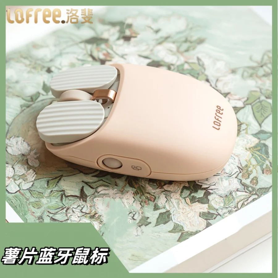 

Lofree Potato Chips Wireless Bluetooth Mouse Fashion Mouse 2.4g Compatible 3600dpi Rechargeable Mice Macbook Tablet Laptop Gift