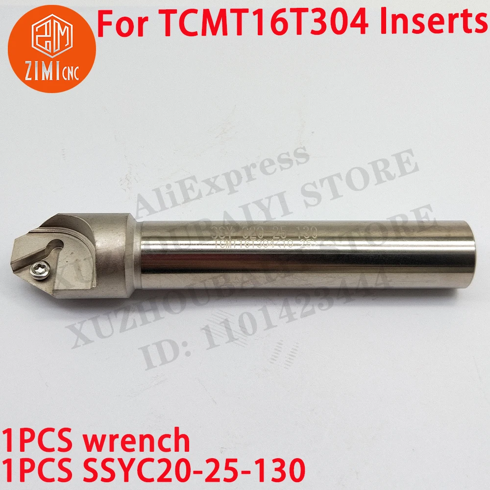 SSYC20-25-130 Internal Threading Turning Tools Holder CNC Tools Cutter Lathe Tools for TCMT16T304 Carbide Inserts SSYC20-25-130