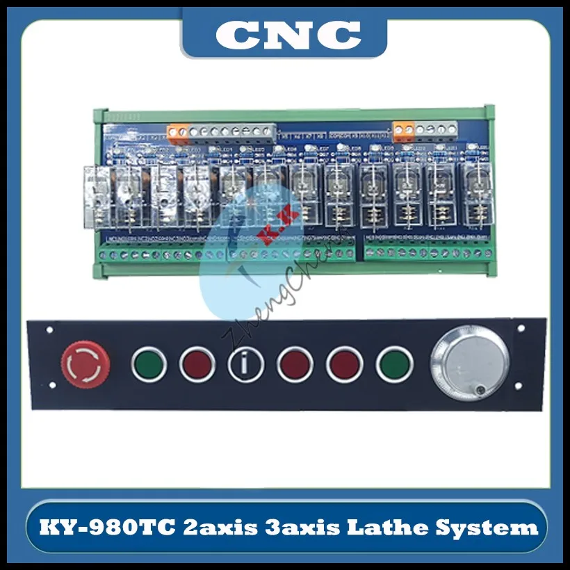 Newly CNC 2axis 3axis Lathe Motion Control System Keyuan KY-980TC Controller Offline Motion Large Machine Tool Equipment