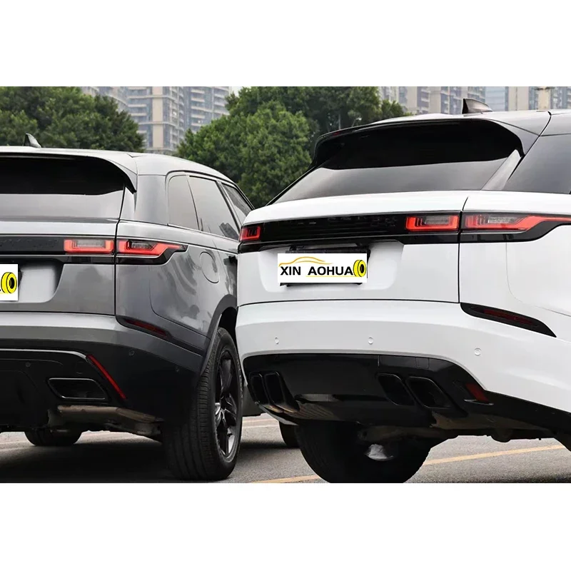 The most popular body kit for Land Rover VELAR SVR is front and rear bumper + center net