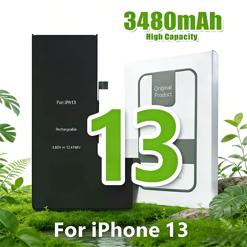 

2Pcs High Capacity Battery for iPhone 12 13 14 15 Mini Plus Pro ProMax Long-Lasting Replacement Battery, No Error Message