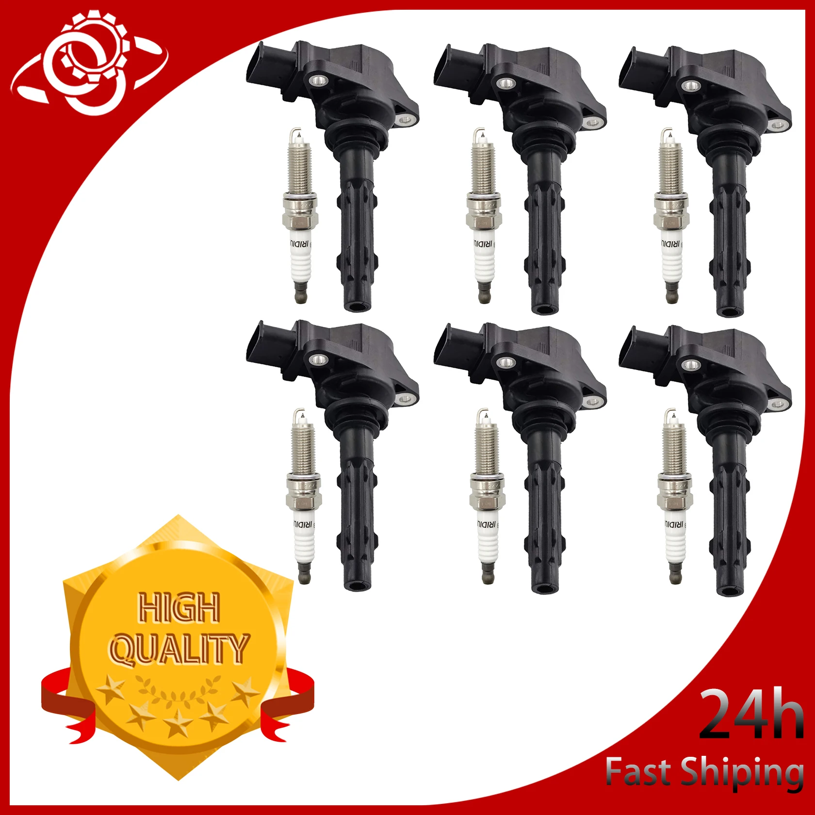 

6 шт. свечи зажигания катушки зажигания 0001501980 для Mercedes-Benz C230 C280 C300 C350 CLK350 E300 E400 ML350 R350 S400 Dodge 2500 3500