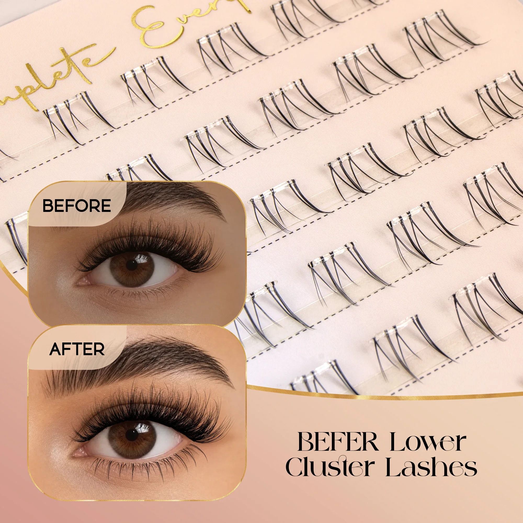 Befer Yapıştırıcı Gerektirmeye - Anime Cosplay Lashes incelemesi ve fiyatı