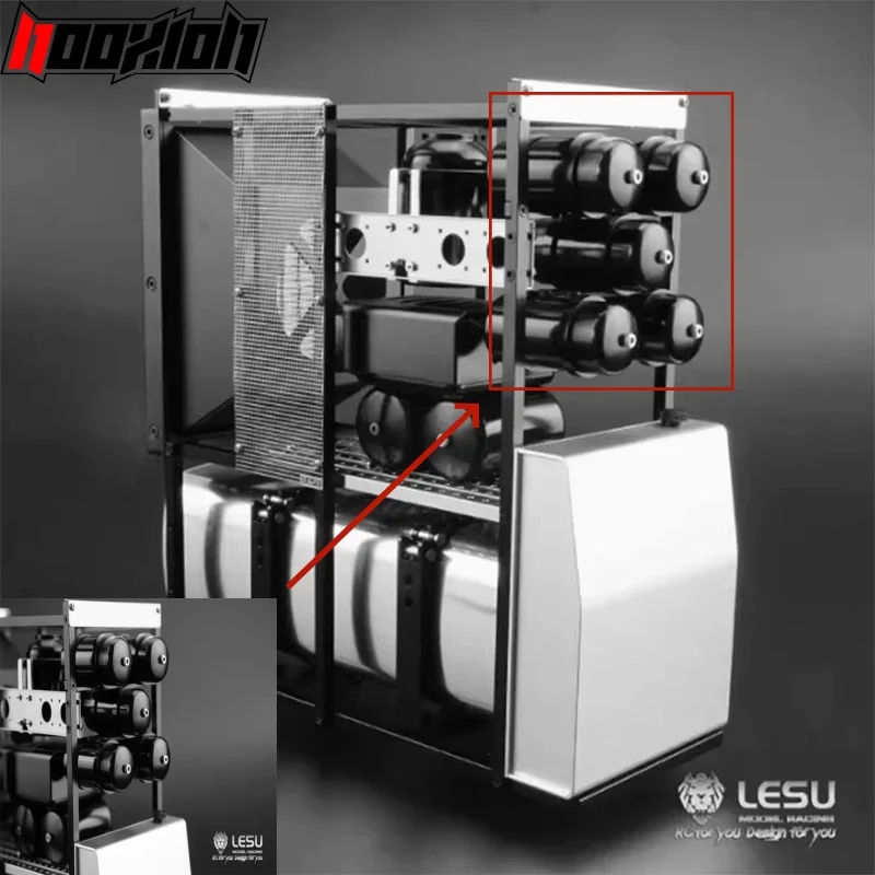 

Simulation Equipment Rack for 1/14 Towing Head (G-6016) - LESU Heavy-duty Modification Model Accessory