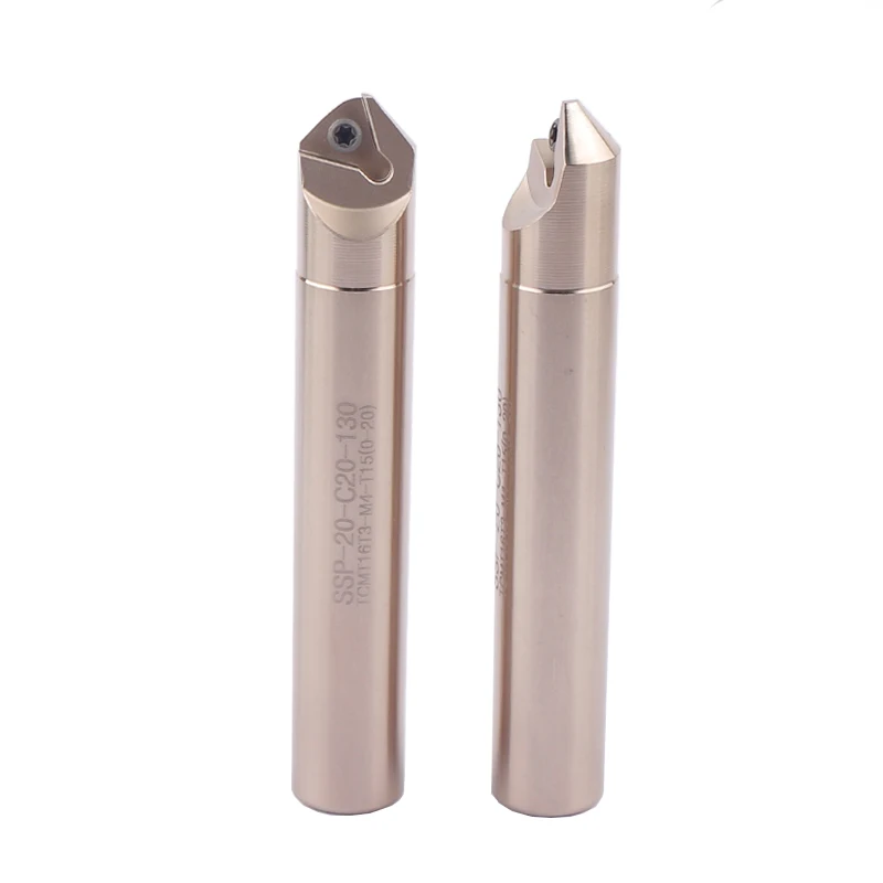 SSK Lathe Milling Cutter Holder 45 Degree C16-16-110 C20-20-130 APMT1135 1604 Carbide Inserts CNC Chamfering Tools