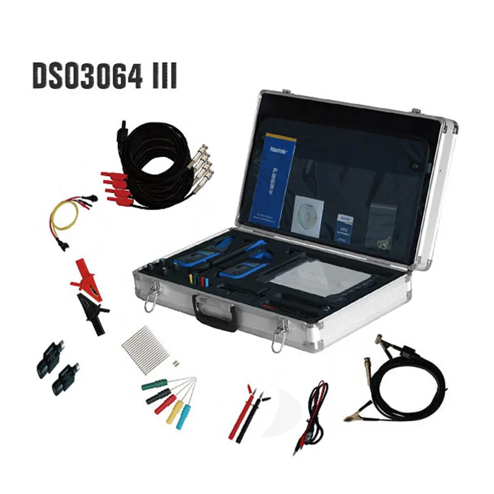 Hantek DSO3064-III Kit oscilloscopio automobilistico a 4 canali 60MHz 60MHz 200 MS/s analisi dello spettro del contatore di frequenza a 8 Bit